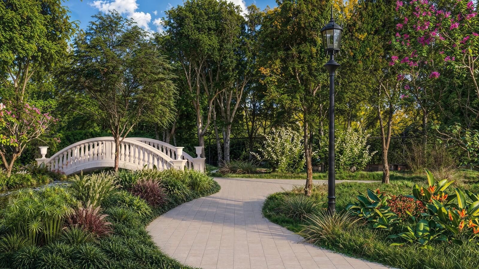 Landscape bridge — artist’s impression