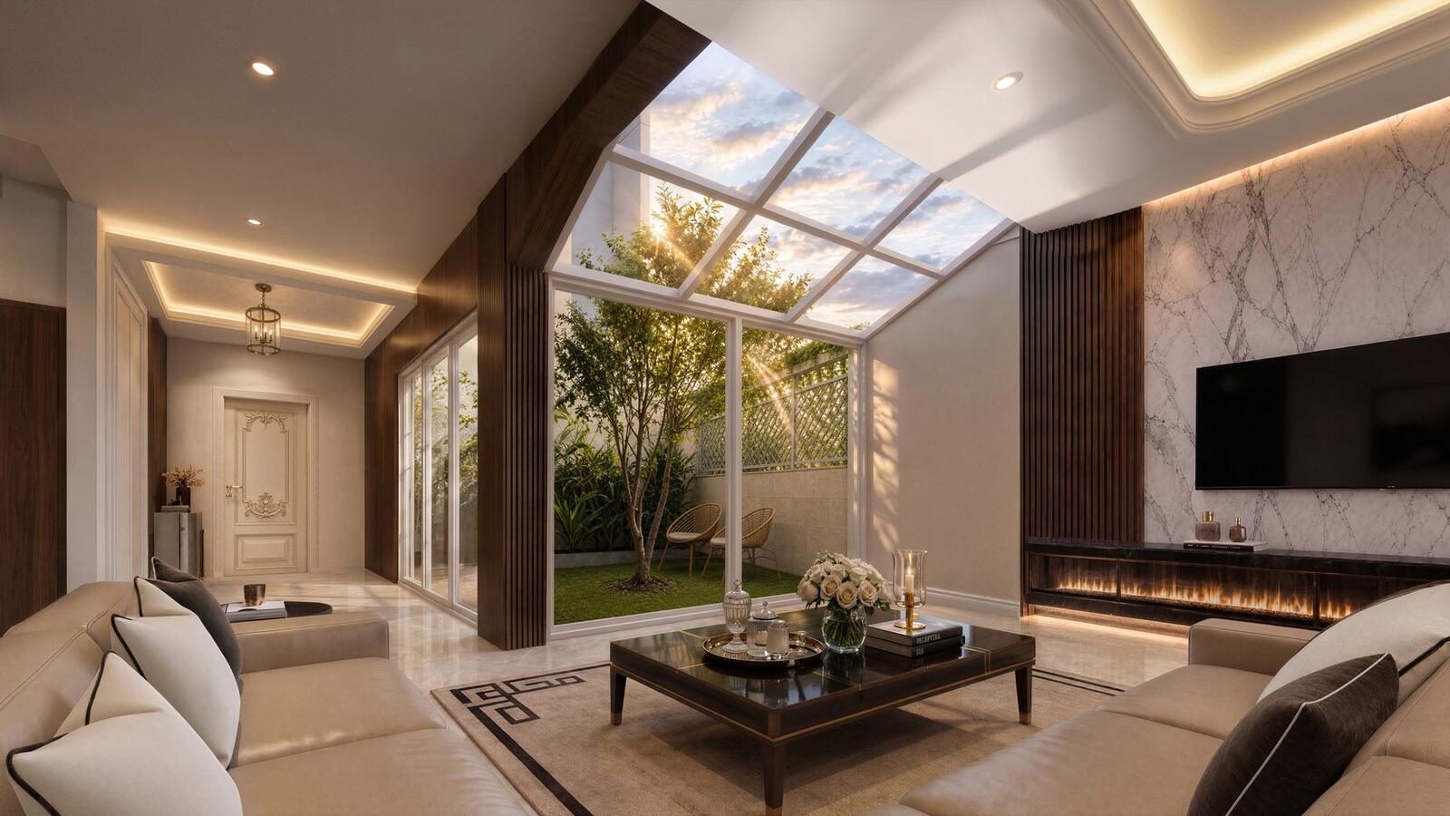Illustrative home interior
