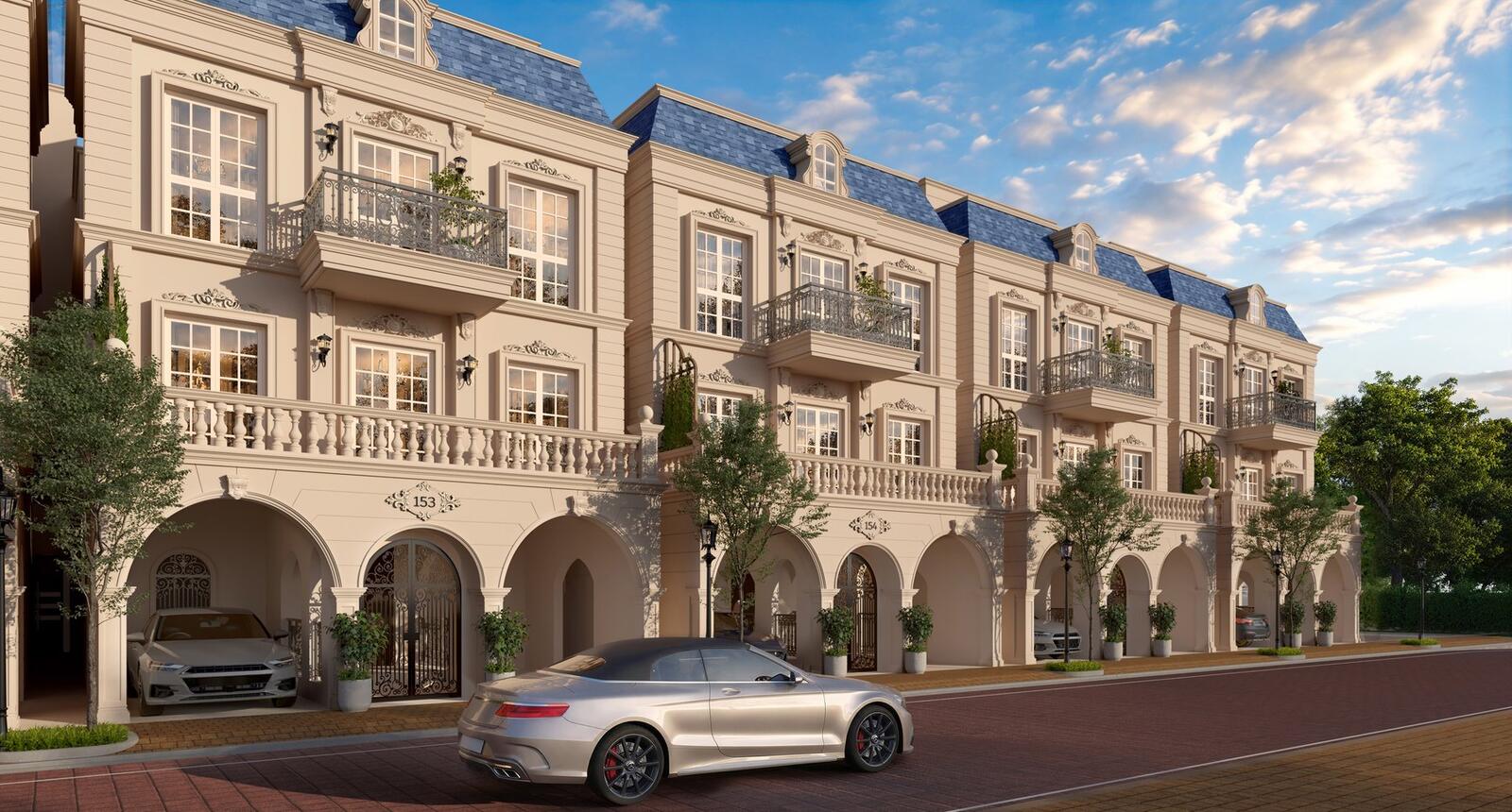 Villa street view — artist’s impression
