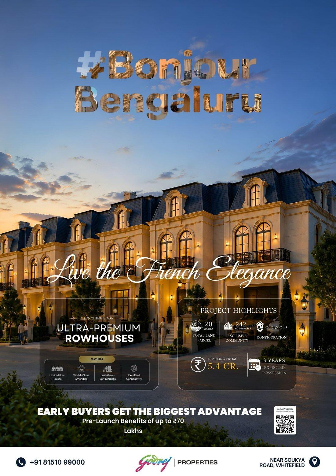 Supplied Godrej Florenne launch pricing creative
