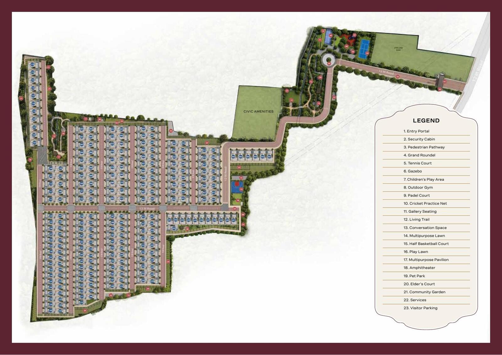 Godrej Florenne master layout plan